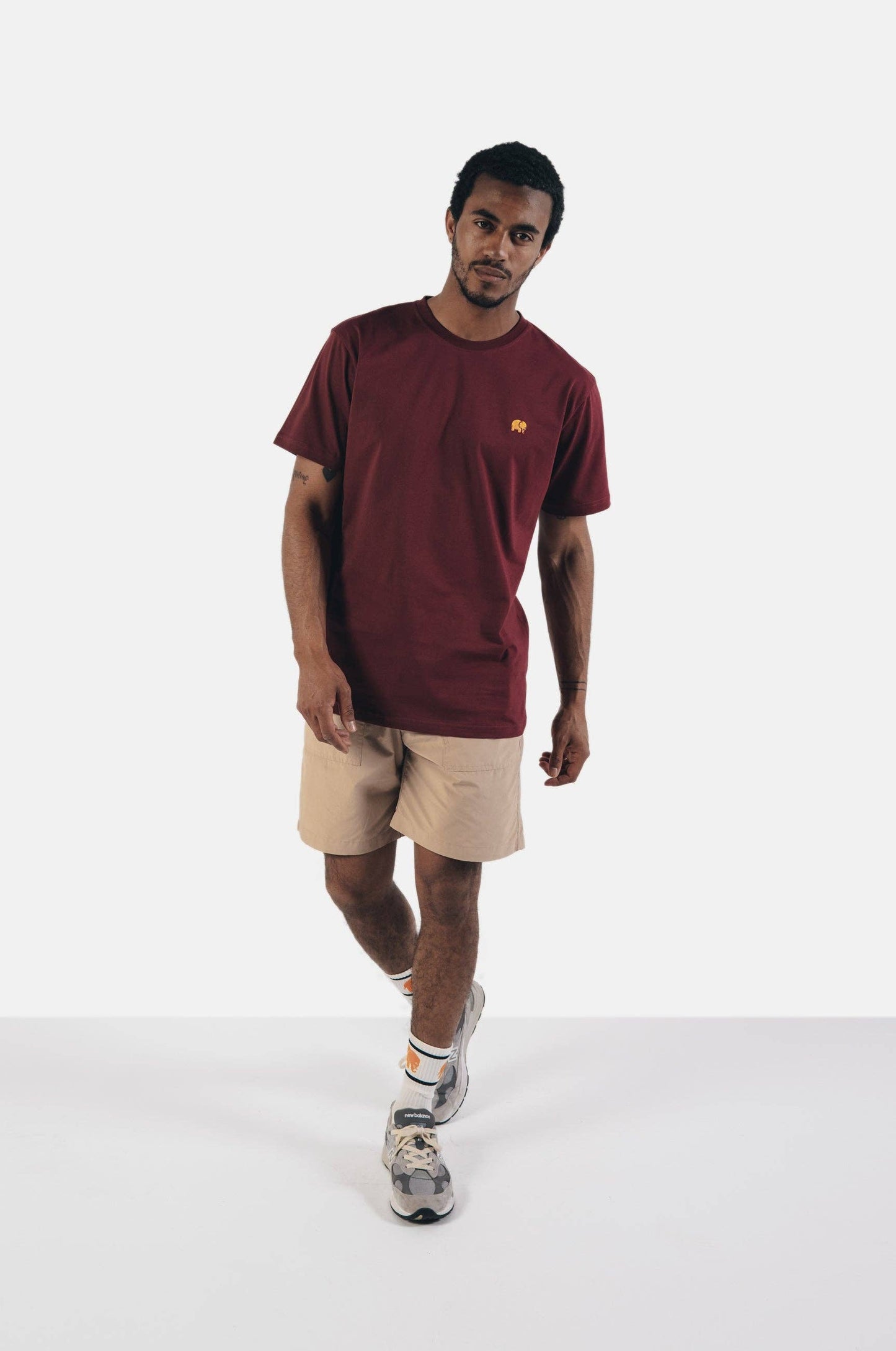 T-Shirt Bio Essential Bordeaux