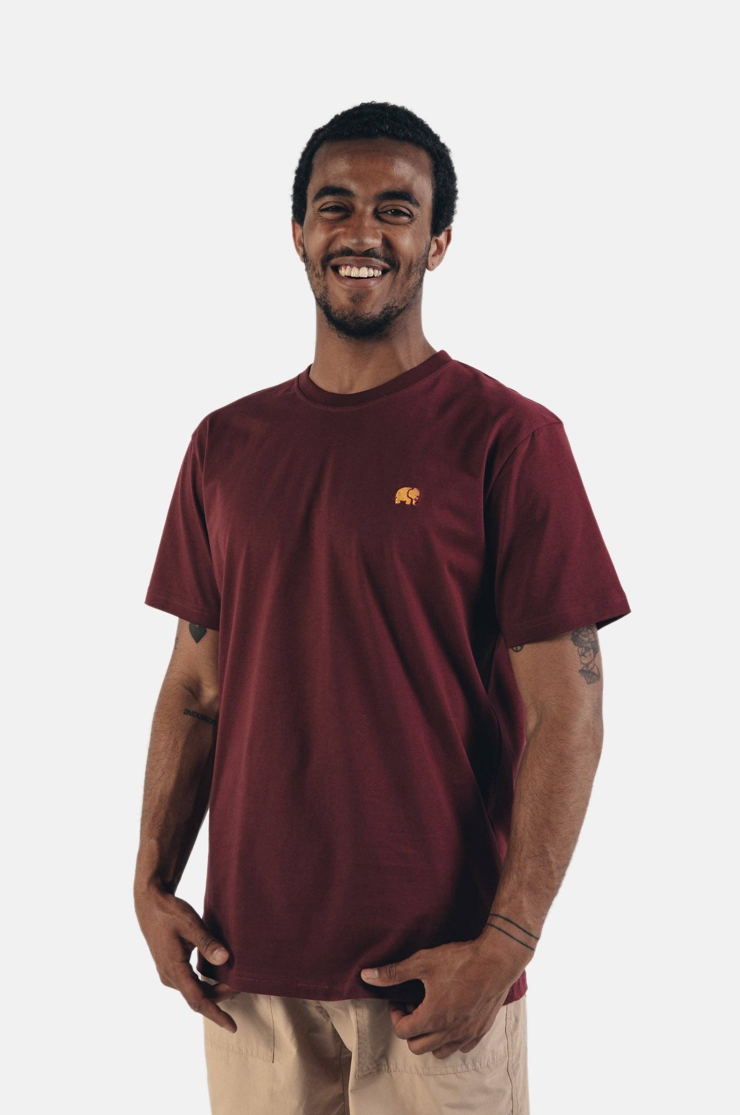 T-Shirt Bio Essential Bordeaux