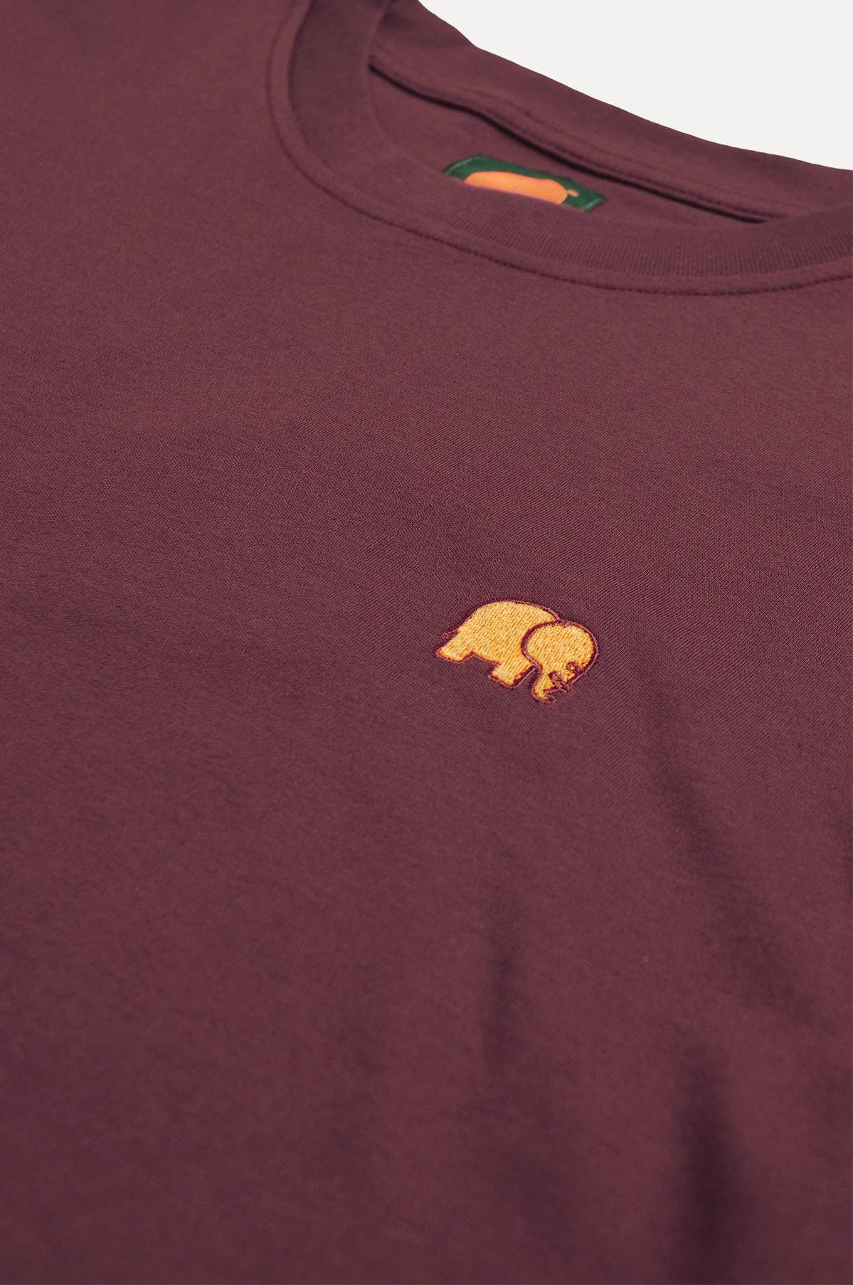 T-Shirt Bio Essential Bordeaux