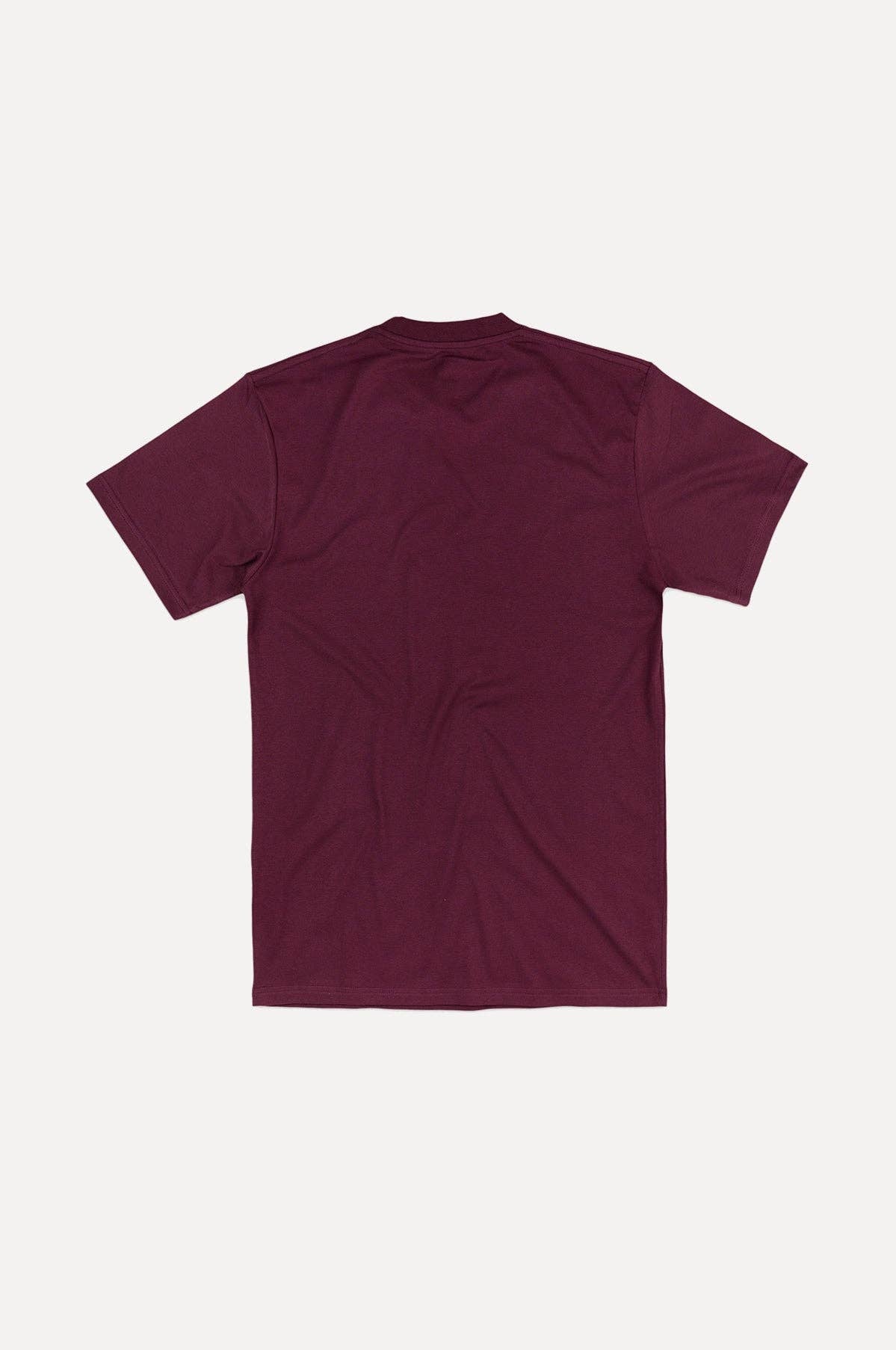 T-Shirt Bio Essential Bordeaux