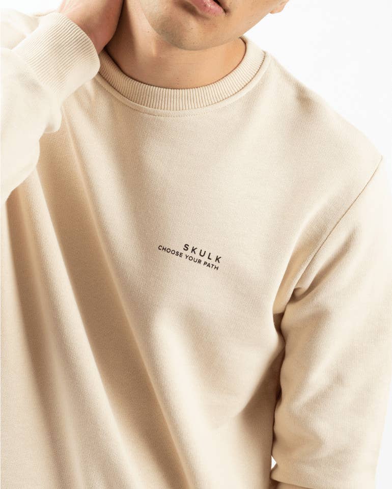 Sweatshirt Basic Crème