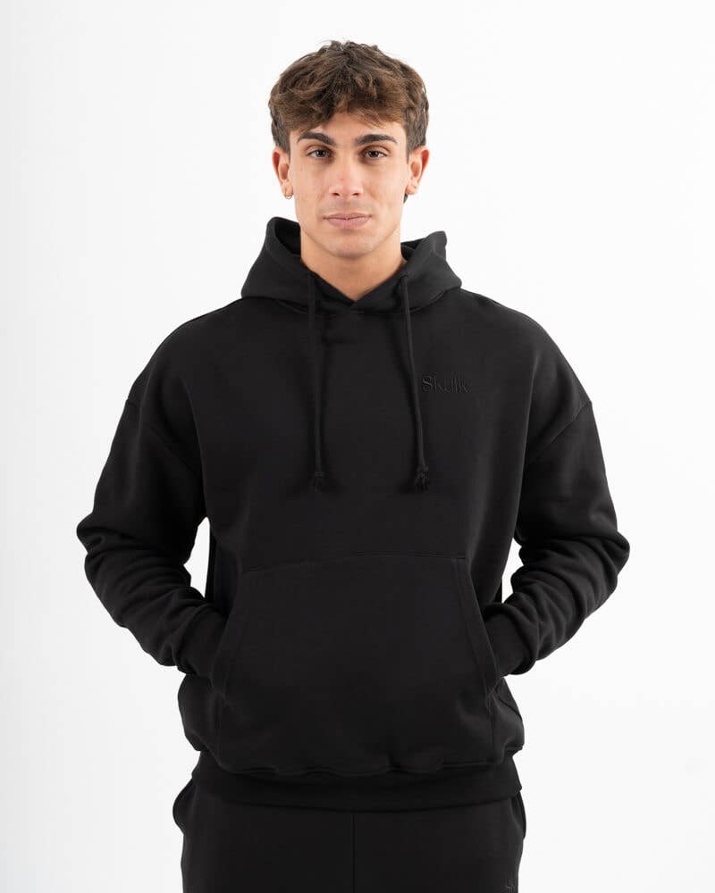 Sweat à capuche Basic Skulk M noir